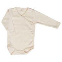 Lilano Baby Wickelbody 68 natur aus Wolle kbT/Seide