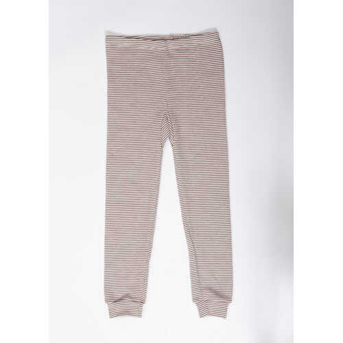 Lilano lange Unterhose beere-ringel 104 Wolle kbT/Seide