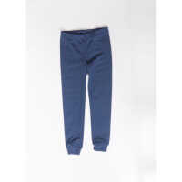 Lilano Unterhose lang 128 blau Wolle kbT/Seide