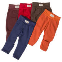 Lilano Nabelbundhose mit Beinumschlag 80 marine aus Wolle kbT/Seide