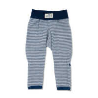 Lilano Nabelbundhose mit Beinumschlag 74 marine aus Wolle...