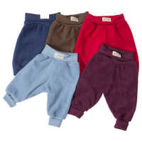 Lilano Nabelbundhose marine 80 aus Wollfrottee kbT Plüsch