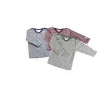 Lilano Kinder Langarmshirt Ringel beere 98 aus...