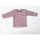 Lilano Kinder Langarmshirt Ringel beere 98 aus Wollfrottee Plüsch kbT