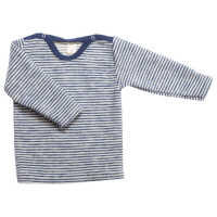 Lilano Kinder Langarmshirt Ringel marine 92 Wollfrottee...