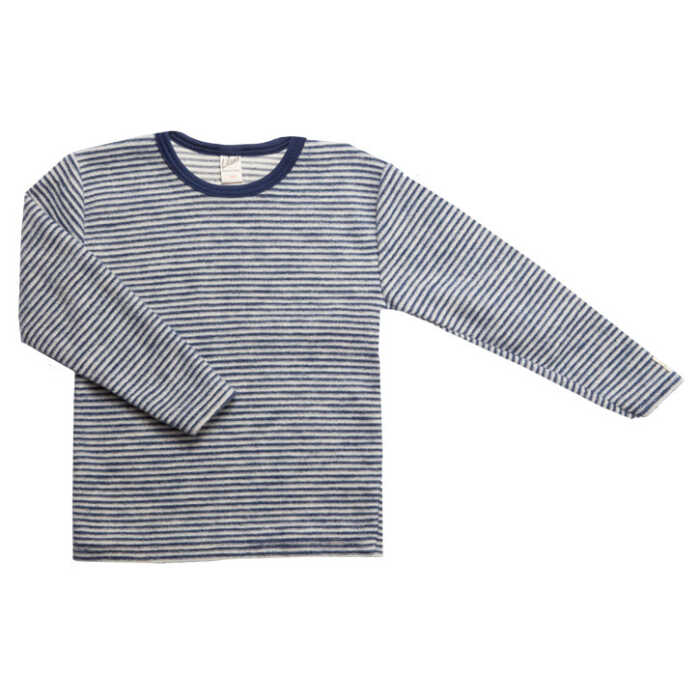 Lilano Kinder Shirt 116 marine aus Wollfrottee kbT