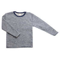 Lilano Kinder Shirt 128 marine aus Wollfrottee kbT