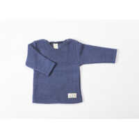 Lilano Langarm Shirt marine 92 aus Wollfrottee Plüsch kbT