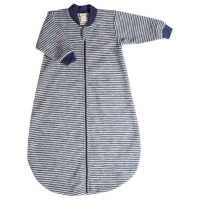Lilano Strampelsack mit Arm 86/92 marine aus Wollfrottee kbT