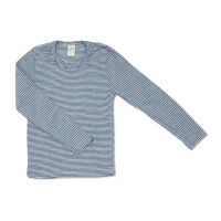 Lilano Kinder Unterhemd langarm marine 128 aus Wolle...