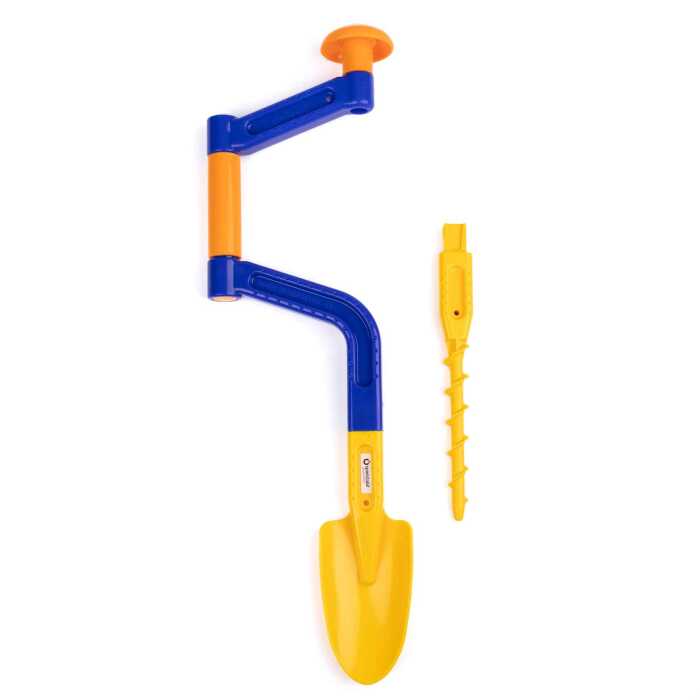 Spielstabil Sandbohrer blauer Griff