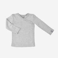 Lana Wickelshirt Finn 74/80 graumelange/natur 100 % kbA...