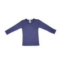 Cosilana Kinder-Unterhemd 1/1 Arm 116 marine uni 70%...