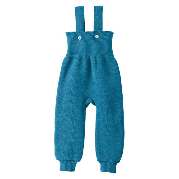 Disana Baby Strick-Trägerhose Vorsaison aus Schurwolle kbT