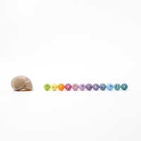 Grimms Holzperlen 12mm, pastell, 120 Teile