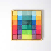 Grimms Regenbogen Mosaik kreative Holzbausteine