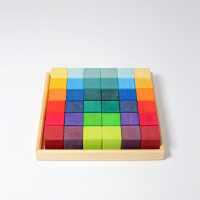 Grimms Regenbogen Mosaik kreative Holzbausteine