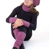 De Colores Kragen für Kinder 86 jeansblau meliert 25cm lang, 3re/3li