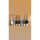 De Colores Beinstulpe Rippstrick 10 weiß 40cm, 3re/3li, 100% Baby-Alpaka