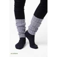 De Colores Beinstulpe Rippstrick 12 grau 40cm, 3re/3li,...