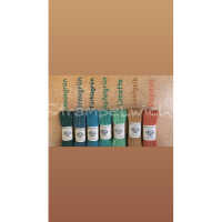 De Colores Beinstulpe Rippstrick 65 graugrün meliert 40cm, 3re/3li, 100% Baby-Alpaka