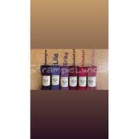 De Colores Beinstulpe Rippstrick 95 aubergine 40cm, 3re/3li, 100% Baby-Alpaka