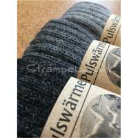 De Colores Pulswärmer 15 schwarz 30cm lang, 3re/3li 100% Baby-Alpaka