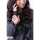 De Colores Pulswärmer 15 schwarz 30cm lang, 3re/3li 100% Baby-Alpaka