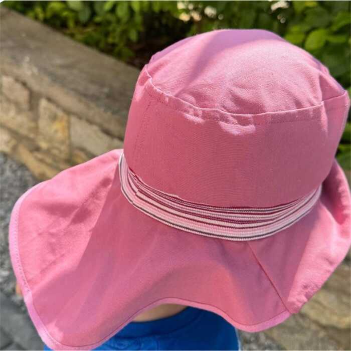 Pickapooh Lasse 52 BW kbA rose UV40/ BW Strick kbA Streifen lila rosa weiss