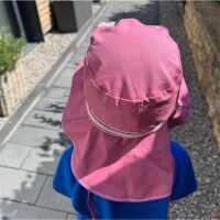 Pickapooh Lasse 52 BW kbA rose UV40/ BW Strick kbA Streifen lila rosa weiss