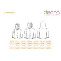 Disana Walkjacke grau 74/80 100% kbT Schurwolle/Futter 100% bkA Baumwolle