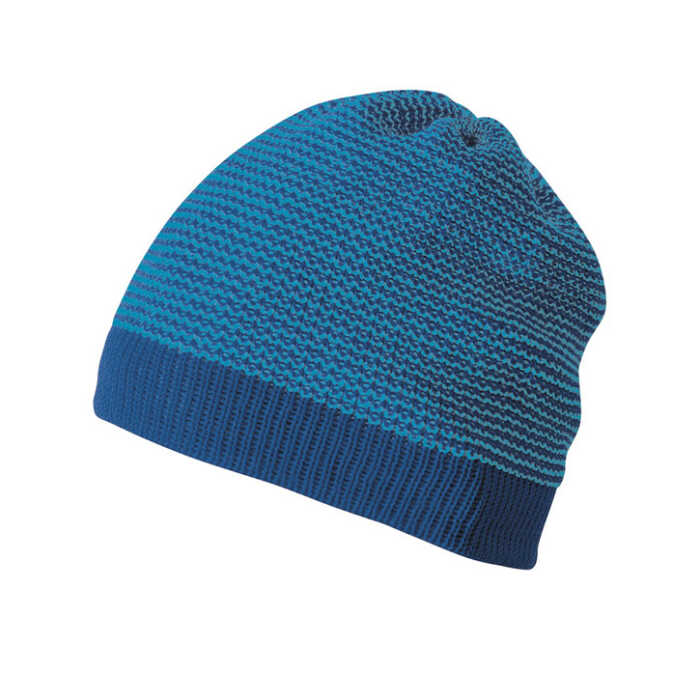 Disana Beanie marine/blau 02 100% kbT Schurwolle