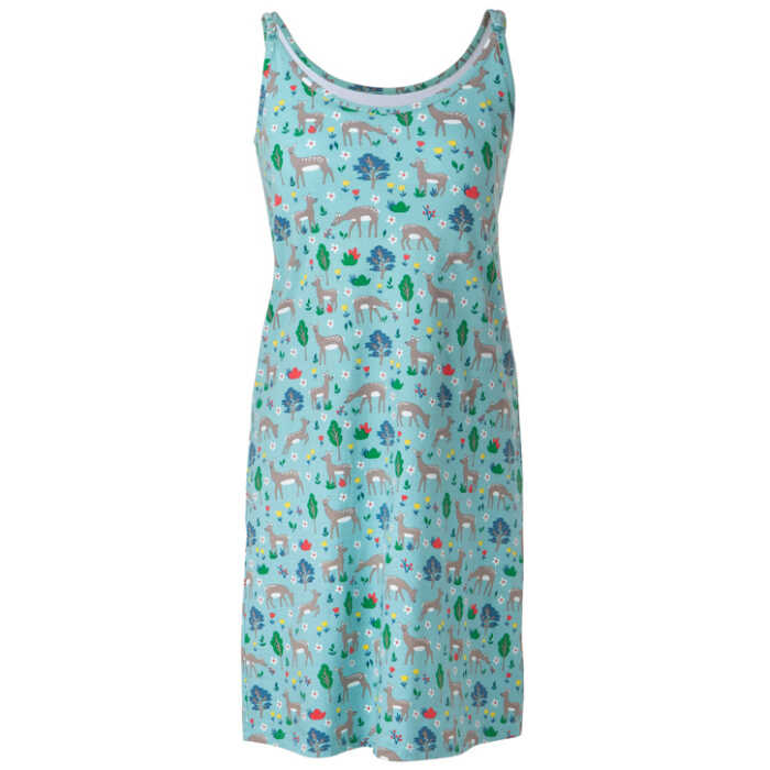 Frugi Amelia Nursing Nachthemd  Topaz Blue Sika Deer