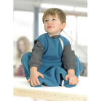 Reiff Fleeceschlafsack ohne Arm 98/104 pazifik Schurwolle kbT