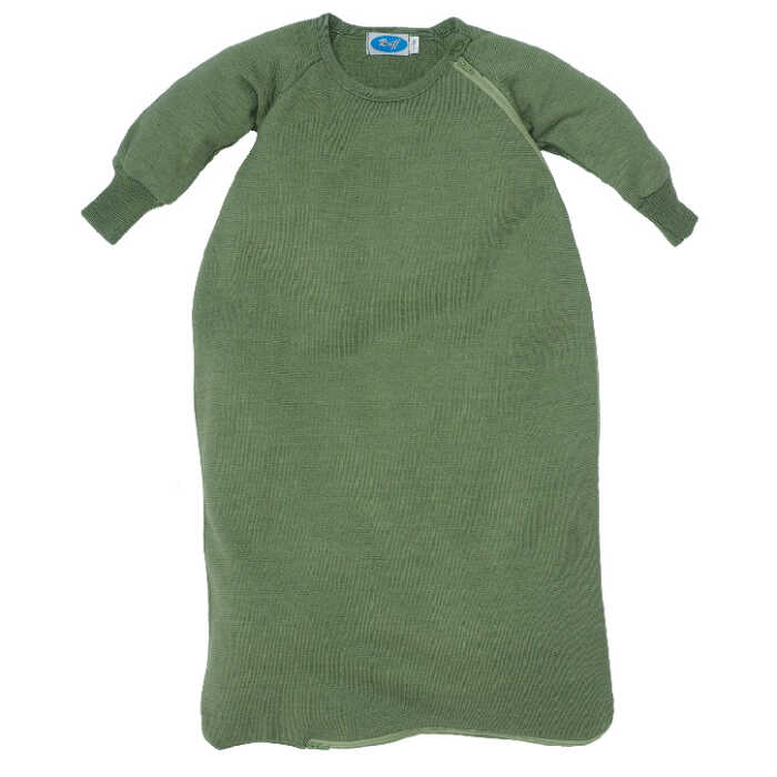 Reiff Schlafsack Frottee mit Arm 98/104 apfel Wolle/Seide