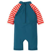 Frugi Little Sunsafe Overall  Steely Blue/Frog