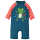 Frugi Little Sunsafe Overall  Steely Blue/Frog 2-3J