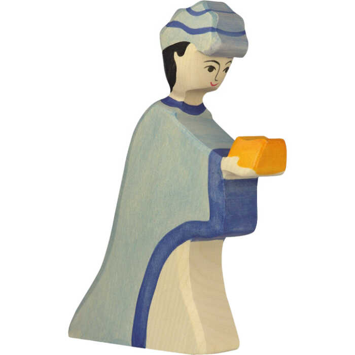 HOLZTIGER Krippenfigur Casper Serie 1 ca.17,5cm aus Holz