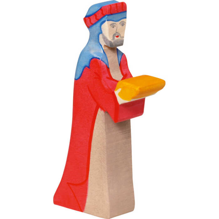 HOLZTIGER Krippenfigur Caspar Serie 2 ca.15cm aus Holz