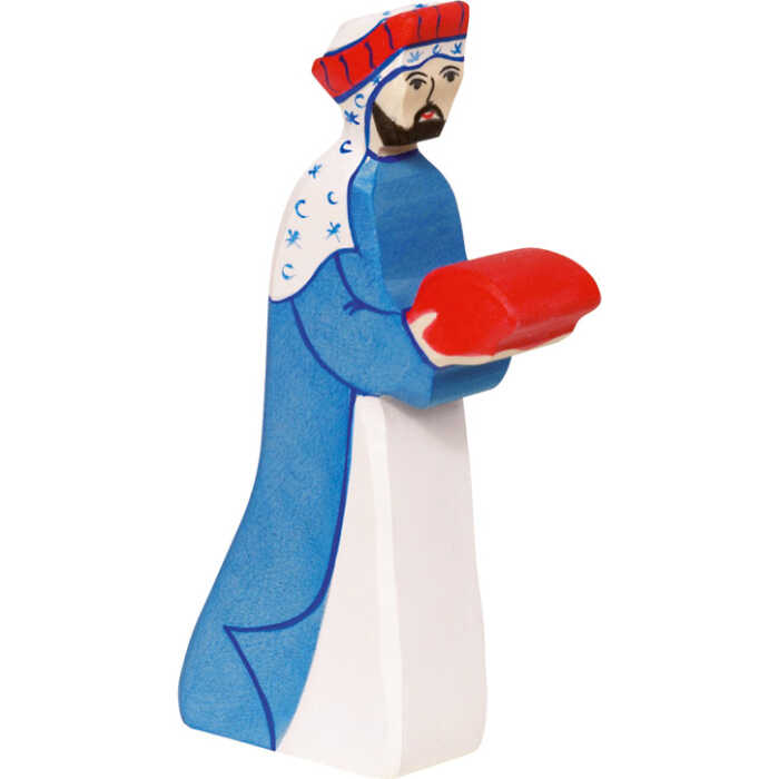 HOLZTIGER Krippenfigur Melchior Serie 2 ca.15cm aus Holz