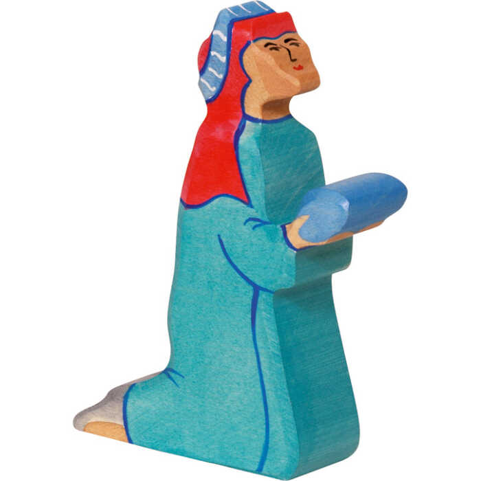 HOLZTIGER Krippenfigur Balthasar Serie 2 ca.12cm aus Holz