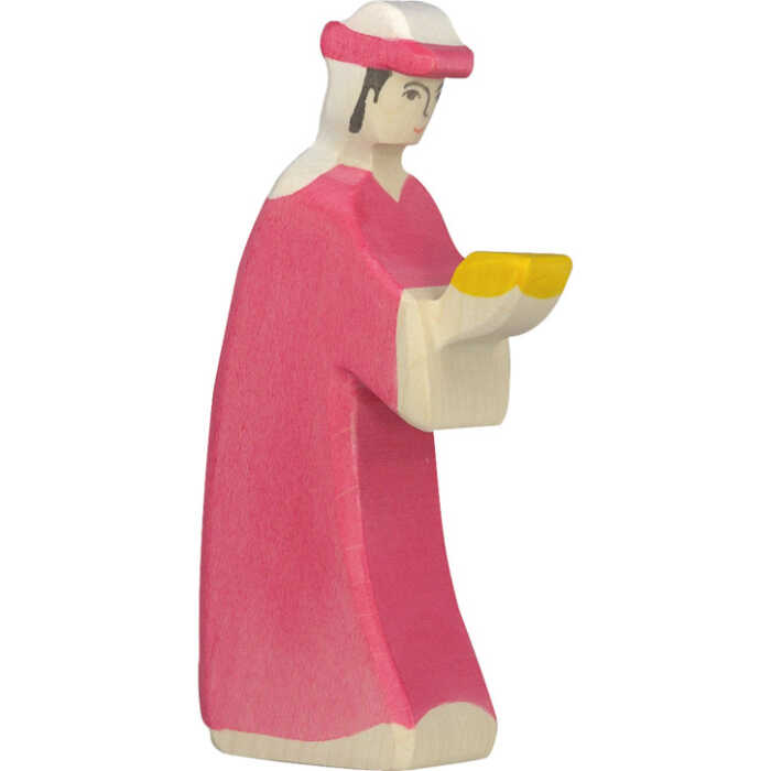 HOLZTIGER Krippenfigur Caspar Serie 3 ca.14cm aus Holz