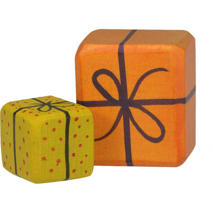 HOLZTIGER Geschenkpakete ca.5cm aus Holz