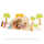 HOLZTIGER Puppenhaus 80348 3+ Holz