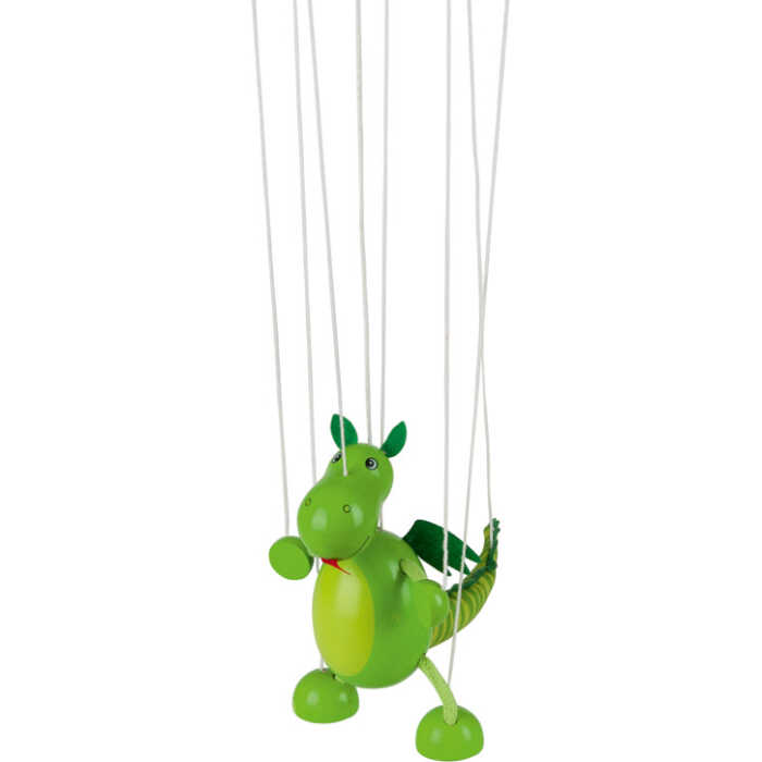 Goki Marionette Dinosaurier 51754 3+ Holz, Textil