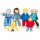 Goki Biegepuppen City Familie SO218 3+ Holz, Textil