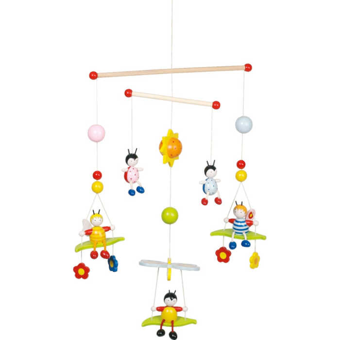 Goki 3-D Mobile Bienen und Käfer 52954 0+ Holz