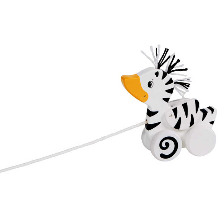 Goki Ziehtier Zebra-Ente 54870 1+ Holz