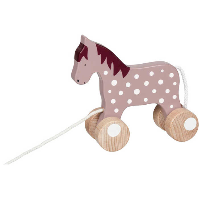 Goki Ziehtier Pferd, Lifestyle Malve 1+ Holz