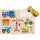 Goki Steckpuzzle Baufahrzeuge 57593 1+ Holz